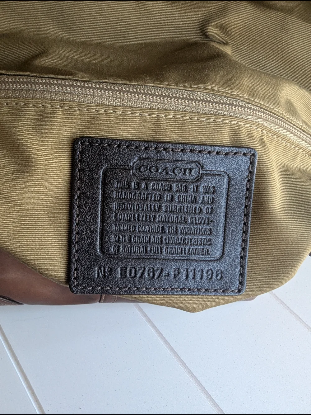 vintage Y2K Coach Hamptons Buckle Flap bag